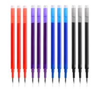 Ricariche per Penna Cancellabile,Set di 12 Ricariche Multicolore 0,7mm per Penne Pilot FriXion, Radierbar, Lunga Durata di Scrittura fino a 400m, Pratico per la scuola e la vita di tutti i giorni