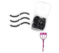 Ricariche per piegaciglia compatibili con tecniche reali, 24 pezzi, cuscinetti per piegaciglia, in silicone, compatibili con tecniche reali, nero