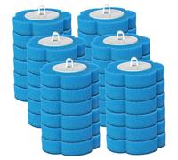 Ricariche per Sistema Di Pulizia Wc Usa E Getta Spazzola per Pulizia Testina per Wc Da 36PCS Ricariche Bacchetta per Wc a Forma Piatta Sostituzione Scopino Portatile per Bagno Blu
