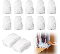 Ricariche per Spolverino, 30 Pezzi Duster Ricariche per Spolverini usa e Getta Compatibile con Swiffer Piumini Catturapolvere, Ricariche per Spolverino Manuale in Microfibra per Casa, Ufficio (bianco)