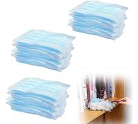 Ricariche per Spolverino, 30 Pezzi Duster Ricariche per Spolverini usa e Getta Compatibile con Swiffer Piumini Catturapolvere, Ricariche per Spolverino Manuale in Microfibra per Casa, Ufficio (blu)