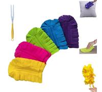 Ricariche per spolverino elettrostatico a 360°: la scelta sostenibile per una polvere, lavabile e riutilizzabile, adatta alla maggior parte delle maniglie(5pc)