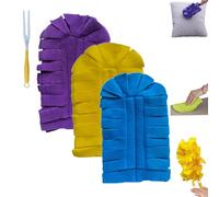 Ricariche per spolverino elettrostatico a 360°: la scelta sostenibile per una polvere, lavabile e riutilizzabile, adatta alla maggior parte delle maniglie(3pc)