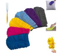 Ricariche per spolverino elettrostatico a 360°: la scelta sostenibile per una polvere, lavabile e riutilizzabile, adatta alla maggior parte delle maniglie(6pc)