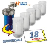 RICARICHE POLIFOSFATO → 6 / 12 Cartucce Universali - Dosatori Anticalcare Acqua