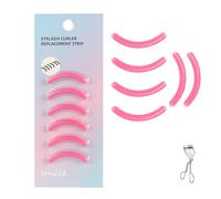 Ricariche portatili per piegaciglia, compatibili con Tweezerman, in morbida gomma siliconica, compatibili con Tweezerman, rosa