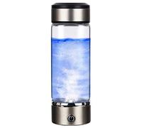 Ricca Tazza di Idrogeno, Ionizzatore D'acqua Ricaricabile Bottiglie di Vetro Portatili con Energia Alcalina 3 Minuti di Microelettrolisi Produzione di Idrogeno