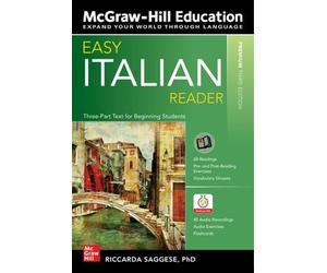 Riccarda Saggese Easy Italian Reader, Premium Third Edition (Tascabile)
