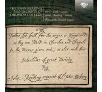 Riccardo Bonci The John Reading Manuscripts of Dulwich College (CD) Album