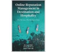 Riccardo Rialti Online Reputation Management in Destination a (Copertina rigida)