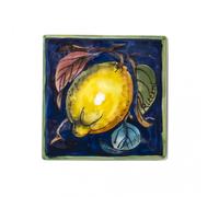 RICCERI set 2barattoli cucina sale/caffè ceramica dipinta a mano decoro a scelta