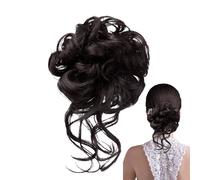 Ricci Capelli | Extension per Codini e in Capelli Finti Ondulati e Ricci - Fermaglio per Coda di Cavallo Stile Volumizzante per Capelli Donna Ragazza Sposa