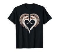 Riccio A Forma di Cuore Ricci Maglietta
