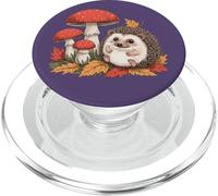Riccio capriccioso e funghi Autunno Opera d'arte PopSockets PopGrip per MagSafe