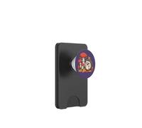 Riccio capriccioso e funghi Autunno Opera d'arte PopSockets PopWallet per MagSafe