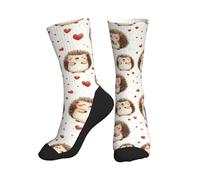 Riccio Carino A Forma Di Cuore Donna Uomo Calze Escursionismo Traspiranti Calze Da Trekking Anti-Attrito Calzini Sportivi Per Camminate Running Escursionismo