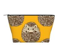 Riccio carino, Borsa da toilette Borsa per trucco Borsa per cosmetici Borsa da toilette da viaggio portatile