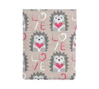 Riccio con amore nel cuore, Custodia per laptop in pelle PU, borsa per notebook, custodia per laptop, custodia per tablet