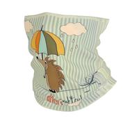 Riccio con stampe ombrello maschera sportiva multifunzionale fascia sportiva adatta per sport nella stagione fredda