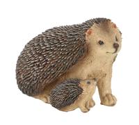 Riccio con una piccola statuetta di riccio h10.8 cm