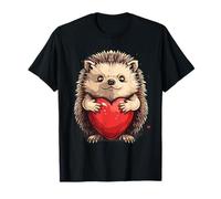 Riccio Cuore San Valentino Riccio Abbracciare Cuore Maglietta