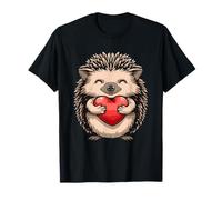 Riccio Cuore San Valentino Riccio Abbracciare Cuore Maglietta