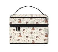 Riccio del prato, Borsa per il trucco Borsa per cosmetici Borsa da viaggio portatile da viaggio Astuccio per matite