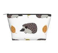 Riccio delle foglie di autunno, Borsa da toilette Borsa per trucco Borsa per cosmetici Borsa da toilette da viaggio portatile