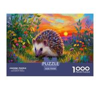 Riccio europeo Jigsaw Puzzle Impossibili 1000 Pezzi Decorazione Per La Casa. Rilassamento E Intelligence Per Adulti E Ragazzi Da 14 Anni 1000pcs (75x50cm)
