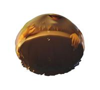 Riccio in un bagno di schiuma Cuffia da a da donna a doppio strato, riutilizzabile, di grandi dimensioni, adatta a tutte le lunghezze di capelli, adatta per ragazze, spa e uso domestico nei saloni di