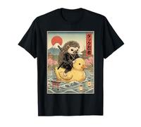 Riccio Ninja Giappone Vintage Giapponese Ukiyo-e Art Maglietta