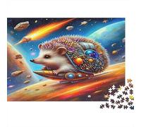Riccio Spaziale Arte Fantastica Puzzle 1000 Pezzi Puzzle per Adulti Gioco di Puzzle 1000 Pezzi Relax Famiglia Regalo Decorazione Casa 70x50cm/1000pcs