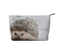 Riccio stampato, Borsa per cosmetici in velluto a coste Borsa per il trucco Borsa da viaggio portatile