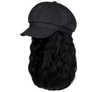 Riccioli alla moda Parrucche Cap Acconciatura Cambiamento per feste Escursioni quotidiane Texture realistica Fibra sintetica con capelli
