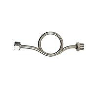 RICCIOLO PER MANOMETRO IN RAME NICHELATO 1/4