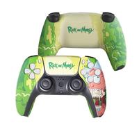 Riccky Mortty Custom PS-5 Controller Wireless compatibile con Play-Station 5 Console by BCB Controllers | Orgogliosamente personalizzato negli Stati Uniti con stampa permanente HYDRO-DIP (non solo una