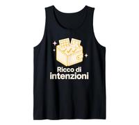 Ricco di Intenzioni - Ironia sul Costo della Vita Canotta