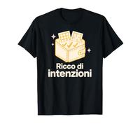 Ricco di Intenzioni - Ironia sul Costo della Vita Maglietta