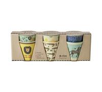 Rice - 6 Pcs Small Melamine Kids Cups -Jungle Print Blue