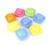 Rice Ball Former 8 - Piece Set | Cartoon Shapes for Sushi/Onigiri/Snacks | Reusable Kitchen Utensils with Easy Demolding | BPA - PP Plastic