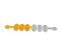 Rice Ball Maker 3-Pack Plastic Shaper per mold Orange Rice Ball | Makes 3 perfect balls, sturdy plastic, lightweight design, 17.4cm length, orange color