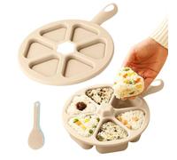 Rice Ball Mold - 6 Grids Triangle Rice Ball Shaper Tools