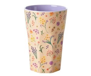 Rice Bicchiere in melamina Wild Flower Print Large Tall