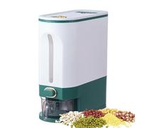 Rice Bucket - Grano contenitore Storage, Leakproof Cereal Dispenser Container | Rice Storage Barrel With Time Pointer and Measuring Cup, Kitchen Containers For Farina Beans Chicchi Small Dry Food