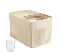 Rice Containers | Dustproof Pet Food Organizer Bin With Measuring Cup, Convenient Rice Organizer Containers For Cereal Pet Food Flour Snack Grain