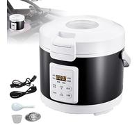 Rice Cooker 200 W Rice Cooker Capacità 2/3L Fornello di Riso Elettrico Portatile Multifunzionale Mantiene Caldo Serbatoio Antiaderente per Auto 12 V 24 V 220 V (3L)