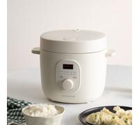 RICE COOKER STUDIO - Cuociriso Elettrico Multifunzione Con Cestello Per La Cottura A Vapore Bianco Panna