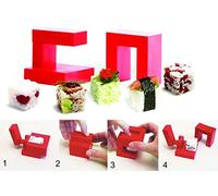 Rice Cube RC01, Rosso, 20.1x15.1x10.1 cm