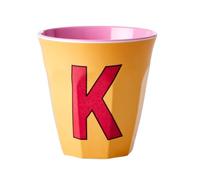 RICE DK - Tazza in melamina media con lettera K