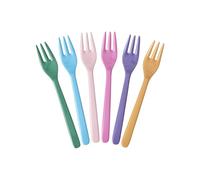 RICE La Joie de Vivre - Forchette in melamina, 6 pezzi, multicolore